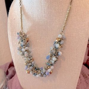 N130 LOFT  NWOT gorgeous multi bead cluster necklace